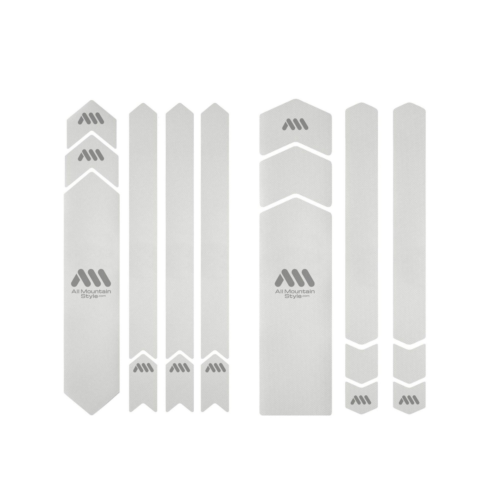 All Mountain Style All Mountain Style, Full Honeycomb Frame Guard, Clear/Silver
