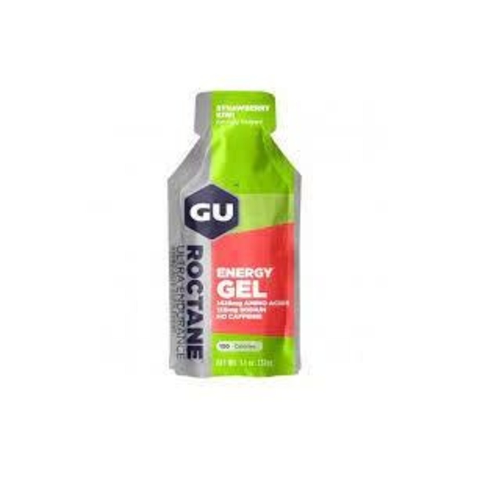 GU Energy Labs GU Roctane Energy Gel, Strawberry Kiwi, Single Serving