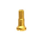 Wheelsmith Hayes 14g Alloy Spoke Nipple, 12mm, Gold, Each