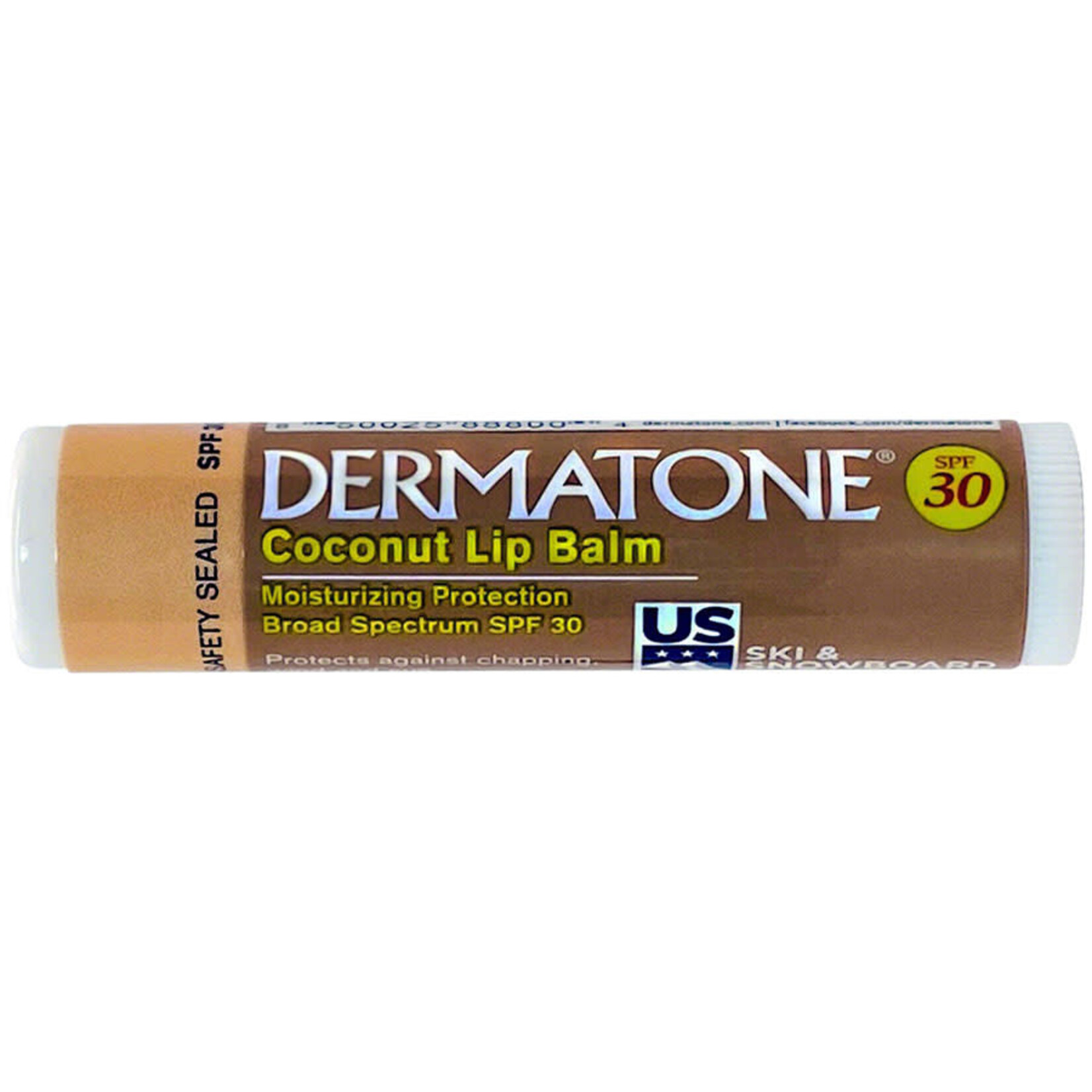 Dermatone Dermatone Lip Balm - 0.15oz Tube, SPF30, Coconut