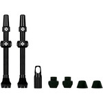 Muc-Off Muc-Off V2 Tubeless Valve Kit - Black, 60mm, Pair