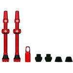 Muc-Off Muc-Off V2 Tubeless Valve Kit - Red, 60mm, Pair