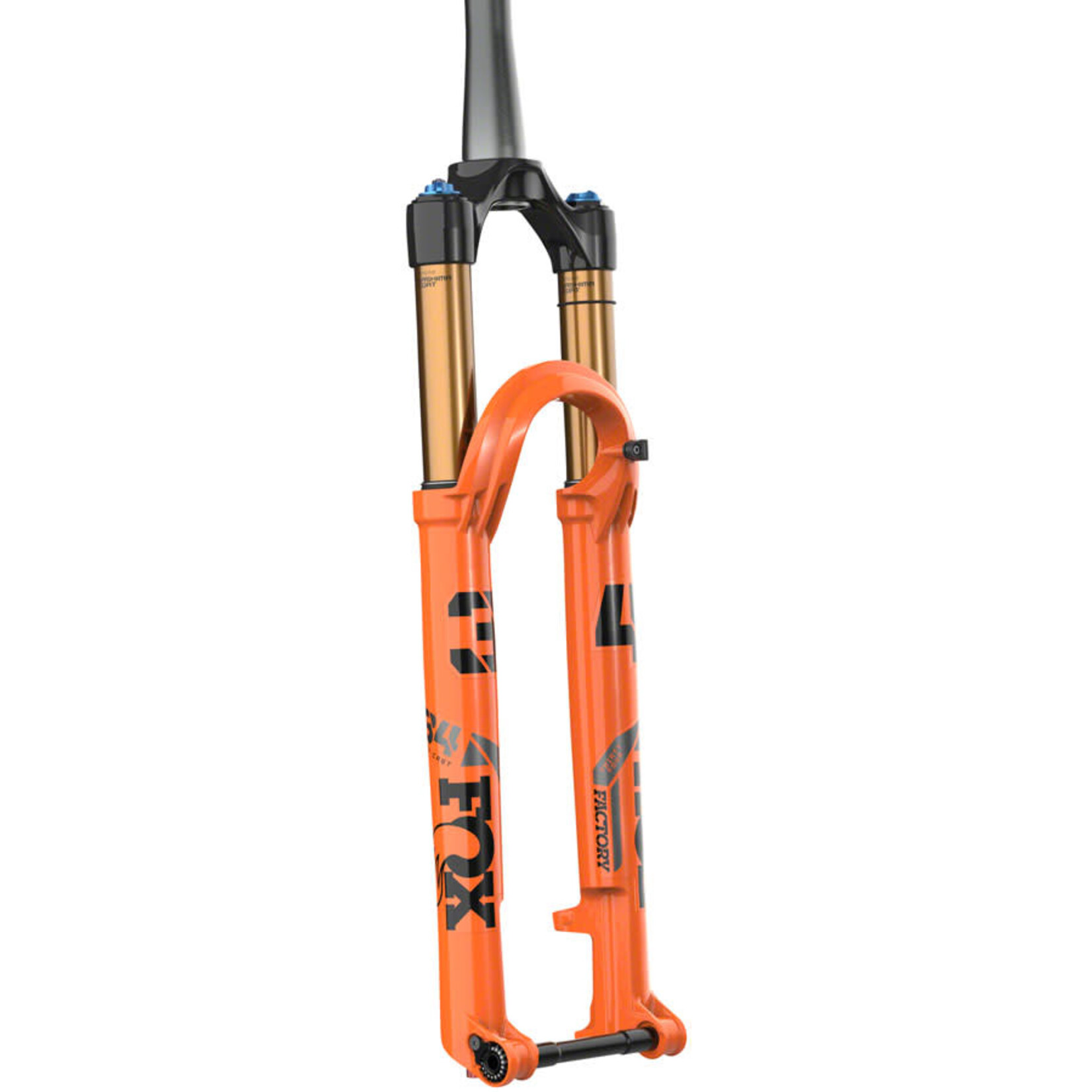 FOX FOX 34 Step-Cast Factory Suspension Fork - 29", 100 mm, 15 x 110 mm, 44 mm Offset, Shiny Orange, FIT4, Push-Lock, Kabolt