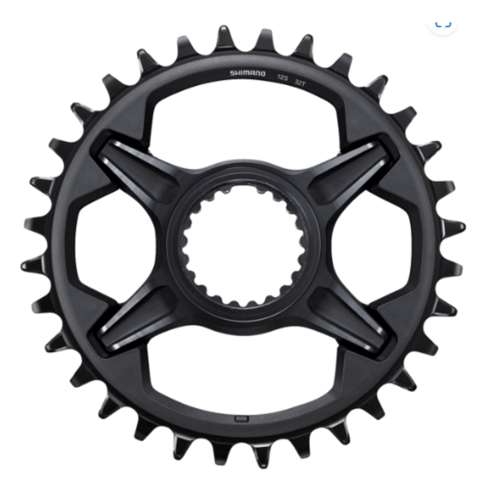 Shimano Shimano XT SM-CRM85 34t 1x Chainring for M8100 and M8130 Cranks, Black