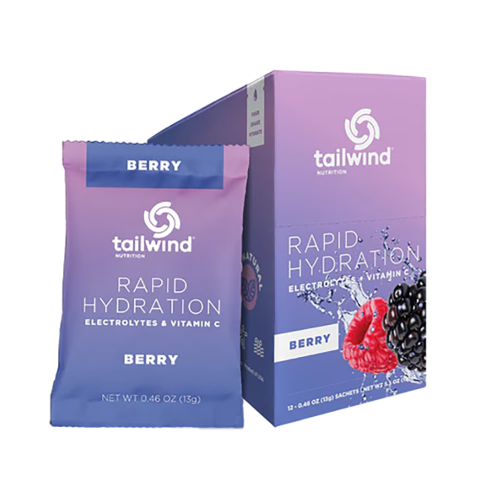 Tailwind Nutrition Rapid Hydration, Berry - 12/Box