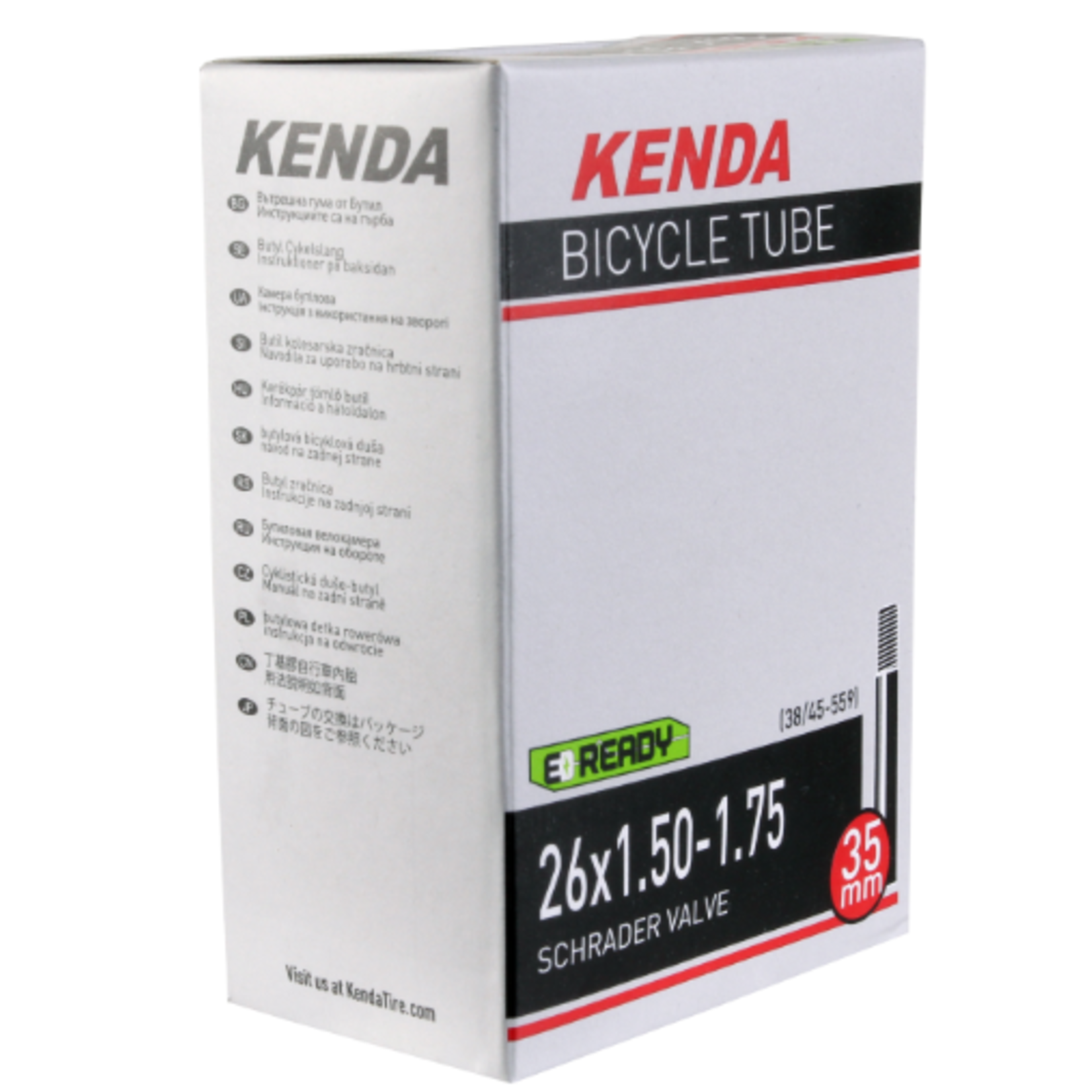 KENDA Butyl Tube, 26 x 1.5-1.75" SV - Each