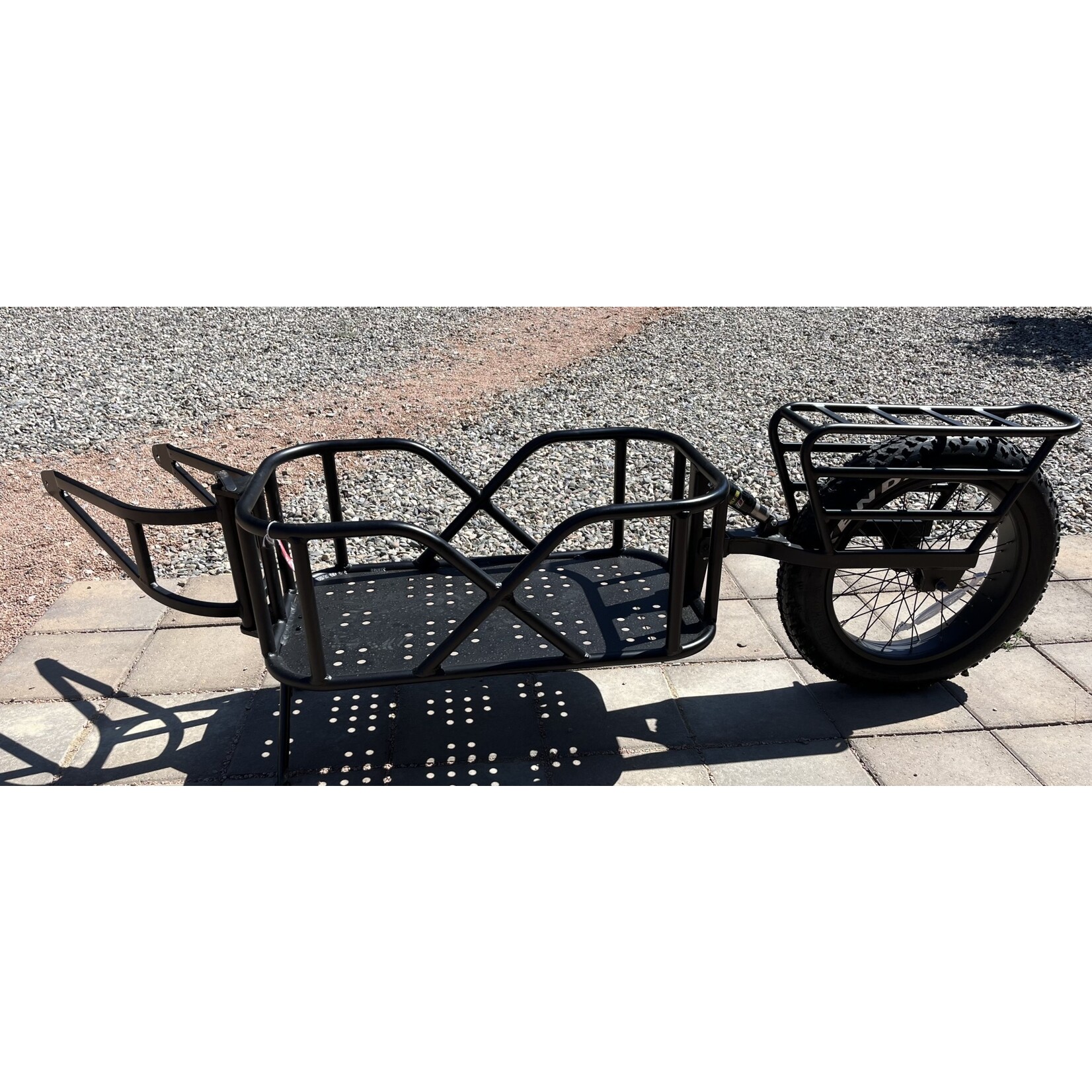 DENAGO HUNTING BIKE GEAR HAULER TRAILER BLACK