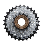 Shimano MULTIPLE FREEWHEEL SPROCKET, MF-TZ510 14-28T, 6-SPEED, 14-16-18-21-24-28T, W/SPOKE PROTECTOR