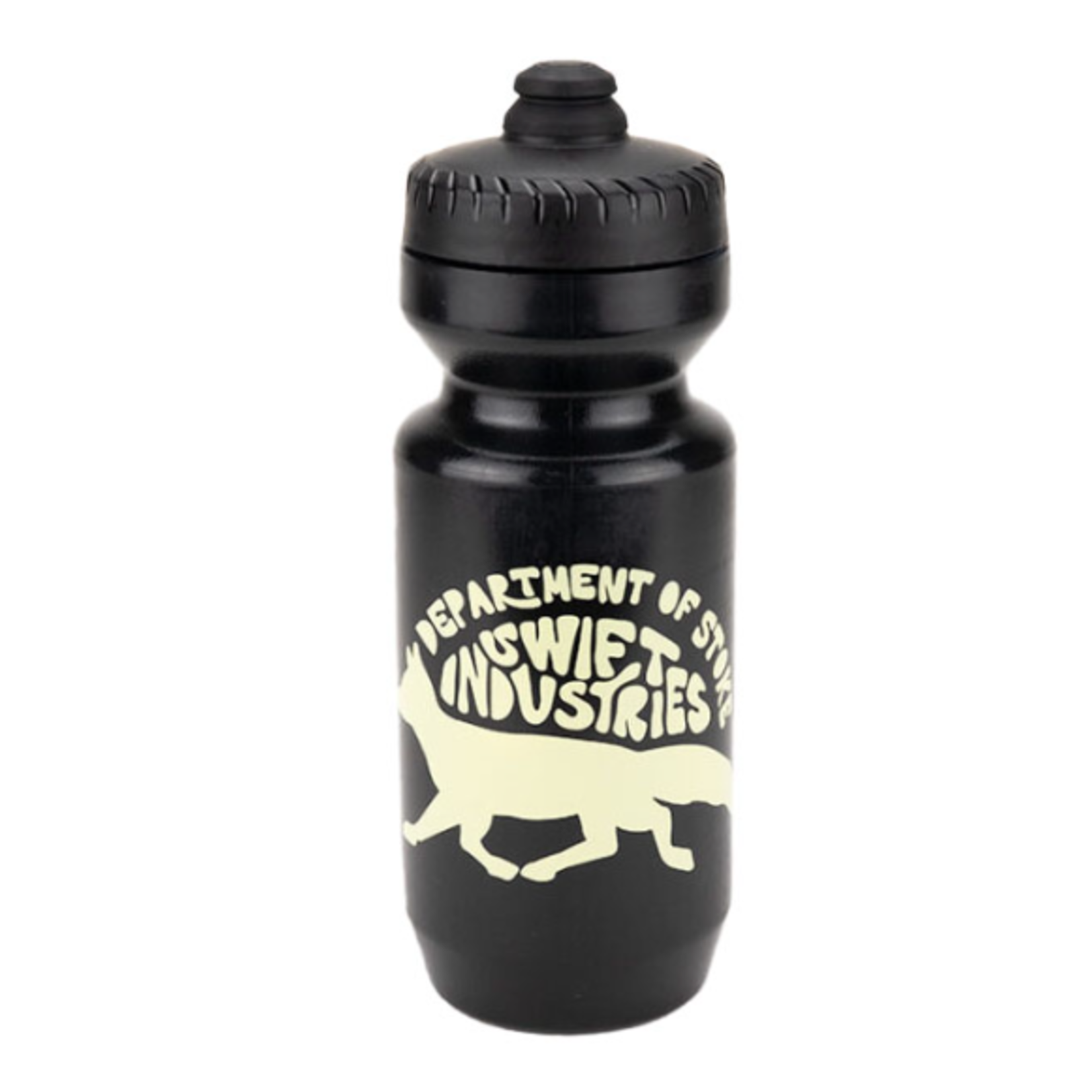 Swift Industries Departmant Of Stoke Purist Water Bottle, Black, 22oz