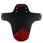 RockShox MTB Fender, Short Zip Tie, Black w/Oxy Red