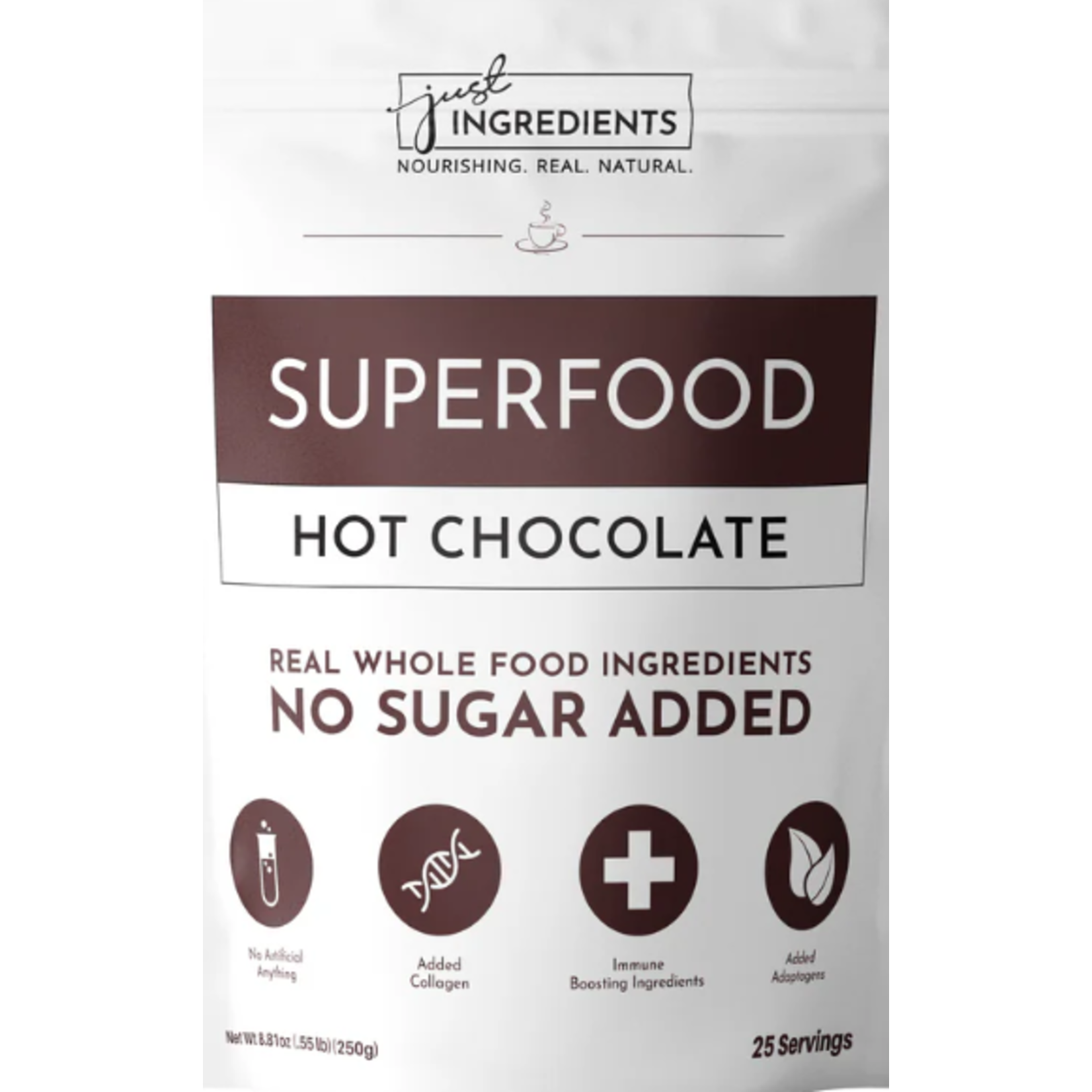 JUST INGREDIENTS (8.81OZ) Superfood Hot Chocolate