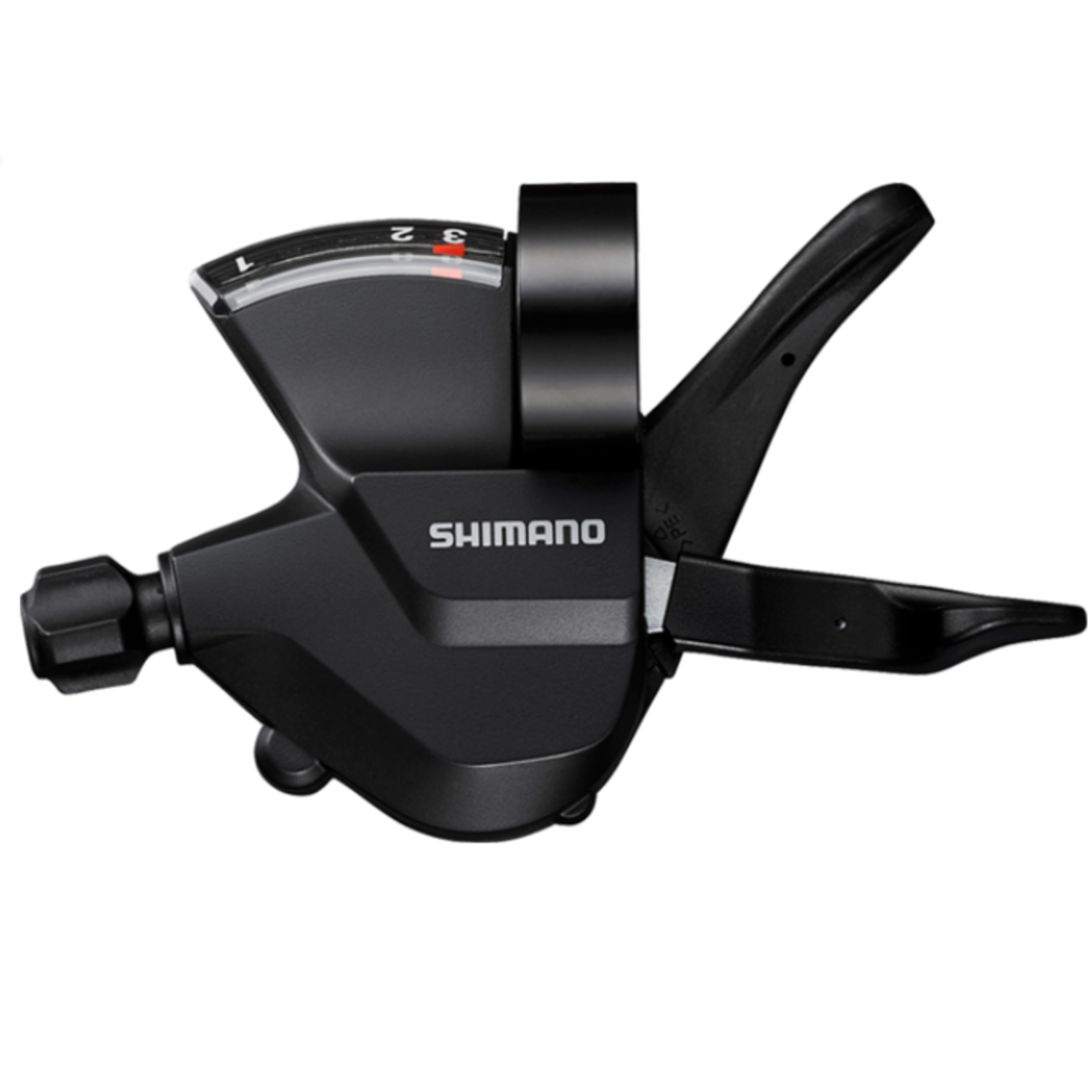 Shimano SHIFT LEVER, SL-M315-L, LEFT, 3-SPEED   RAPIDFIRE PLUS, W/ OPTICAL GEAR DISPLAY