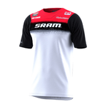 (DISCONTINUED) SKYLINE SS JERSEY; SRAM ROOST WHITE LG