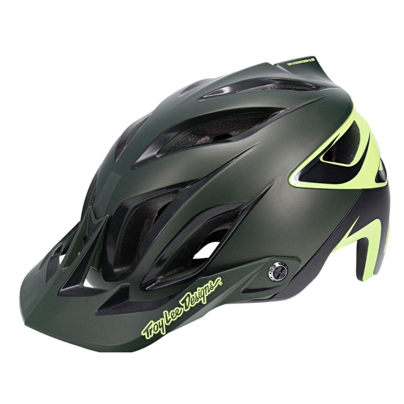 TLD A3 MIPS HELMET; UNO GLASS GREEN MD/LG