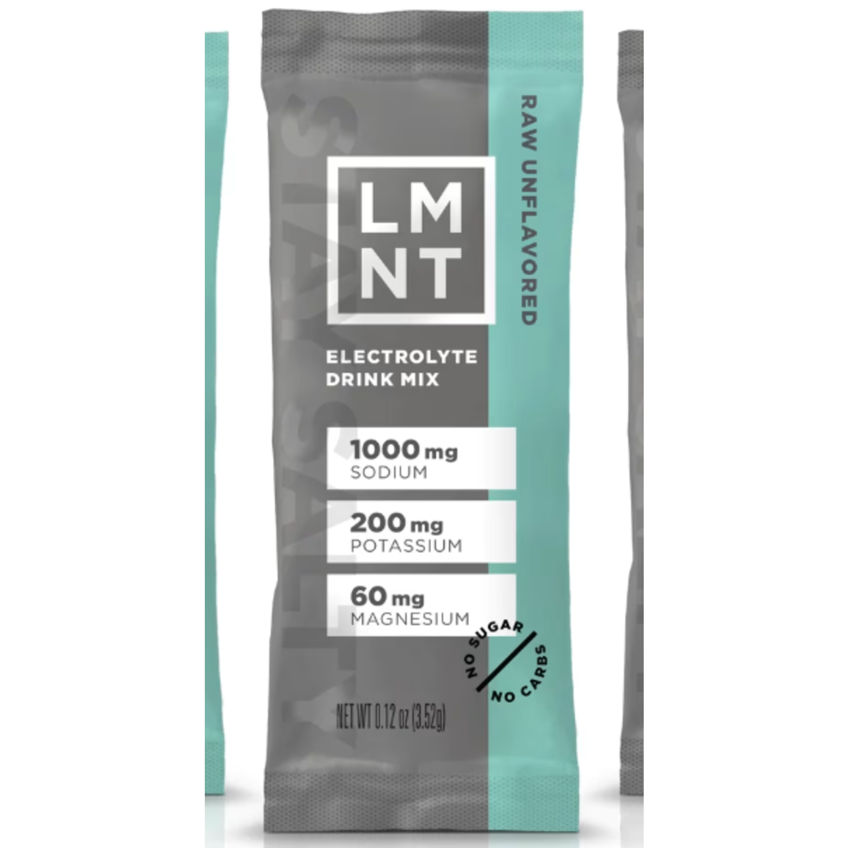 LMNT Zero-Sugar Electrolytes RAW UNFLAVORED .21 oz.