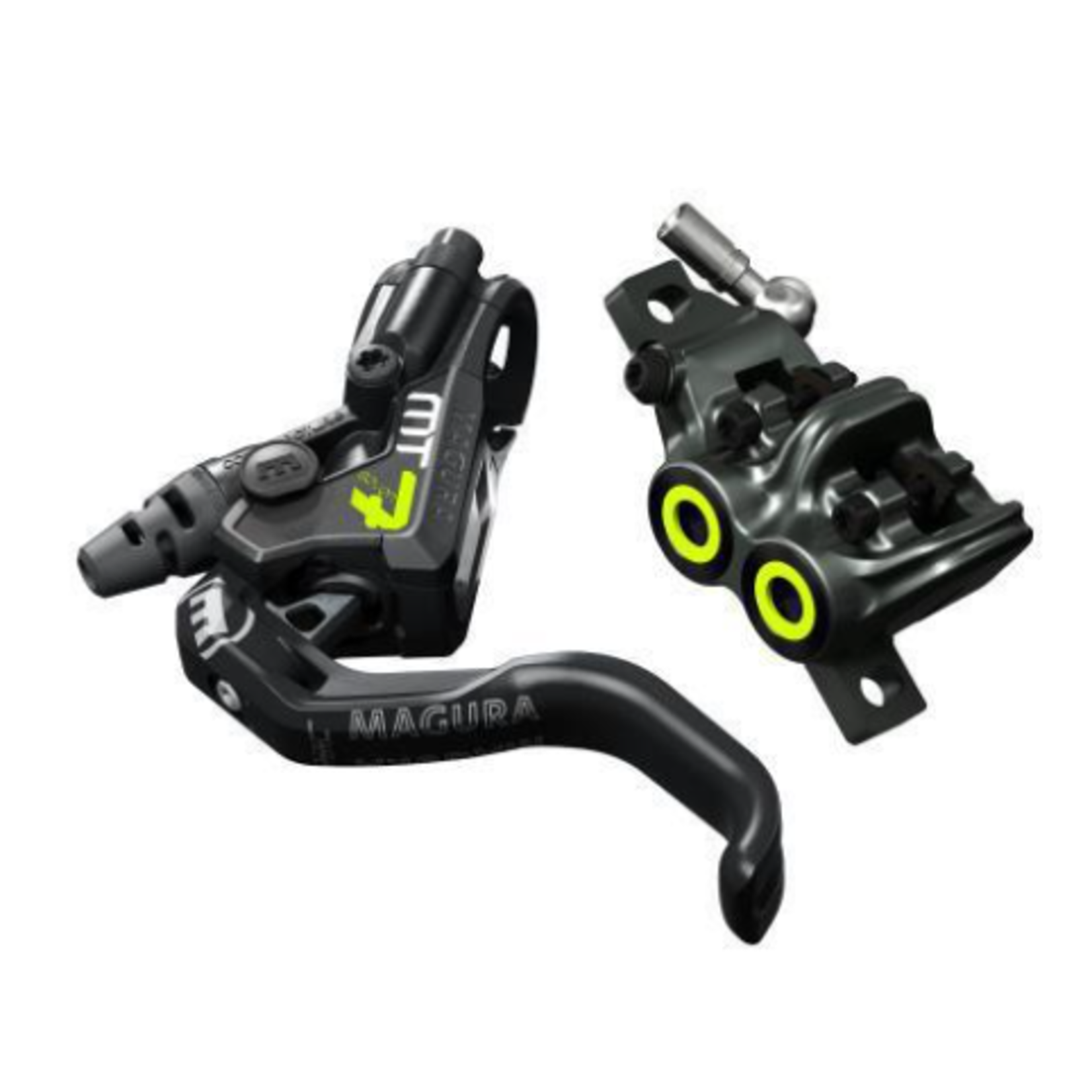 magura MT7 Pro Carbon Disc Brake*, PM, F or R, Carbon/Yellow