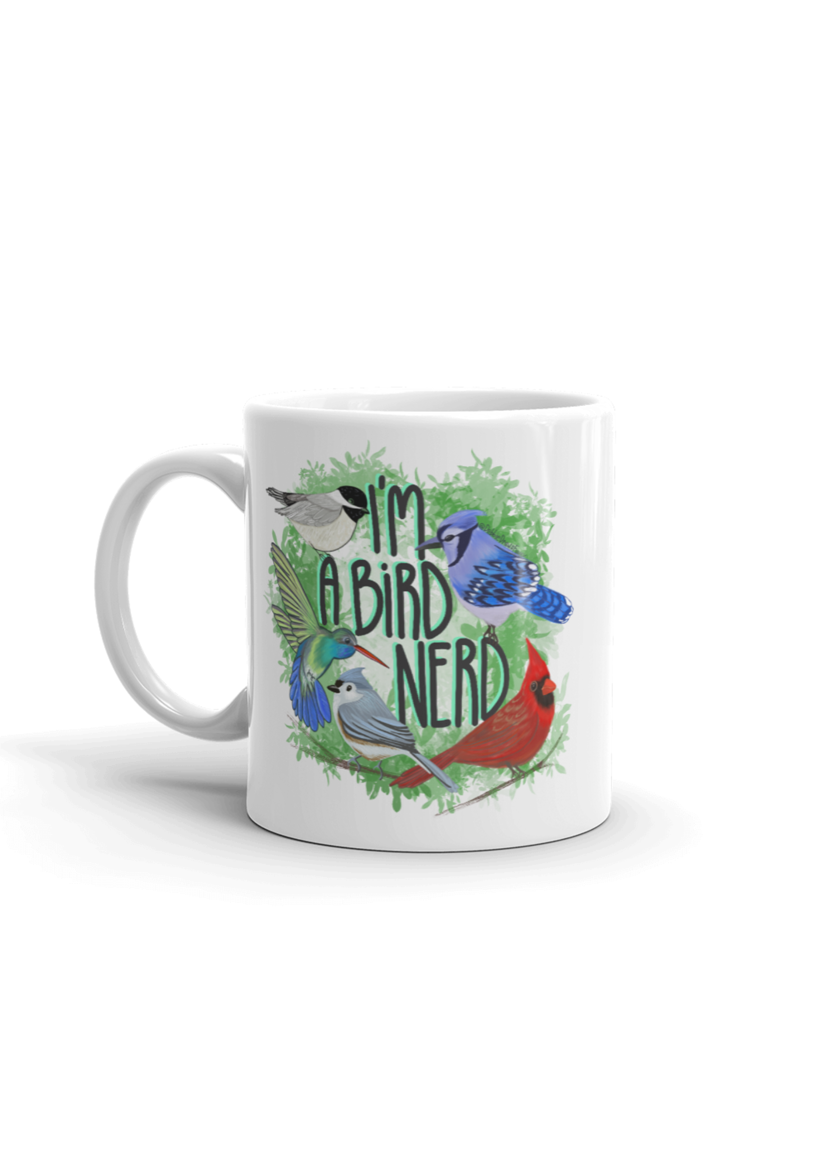Debbie Draws Funny Bird Nerd Mug