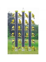 Songbird Essentials 3 TUBE FINCH FEEDER - YELLOW