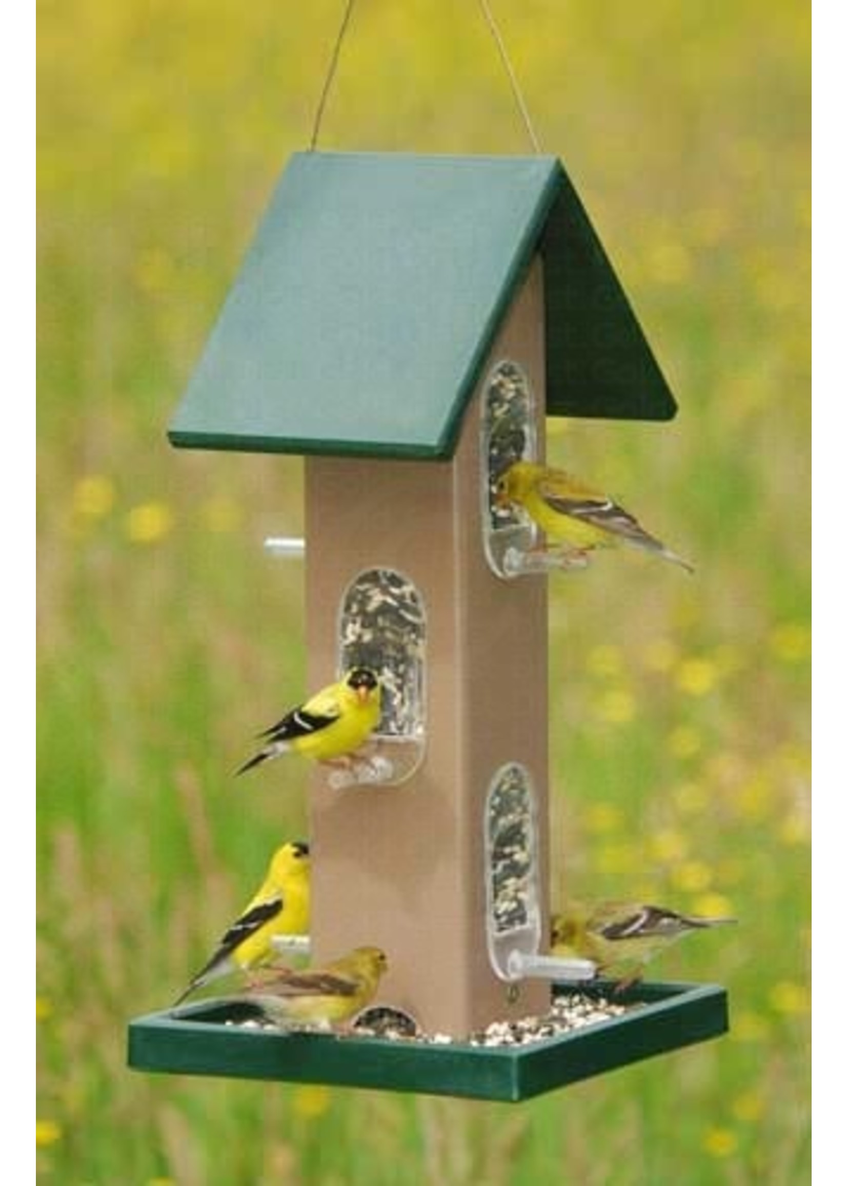 Songbird Essentials TUBE FEEDER WITH SEED TRAY