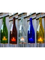 Bottles Uncorked Wine Bottle Lantern - Blue