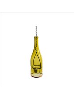 Bottles Uncorked Wine Bottle Lantern - Yellow