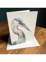 AS Paquette Great Blue Heron - Blank Note Card