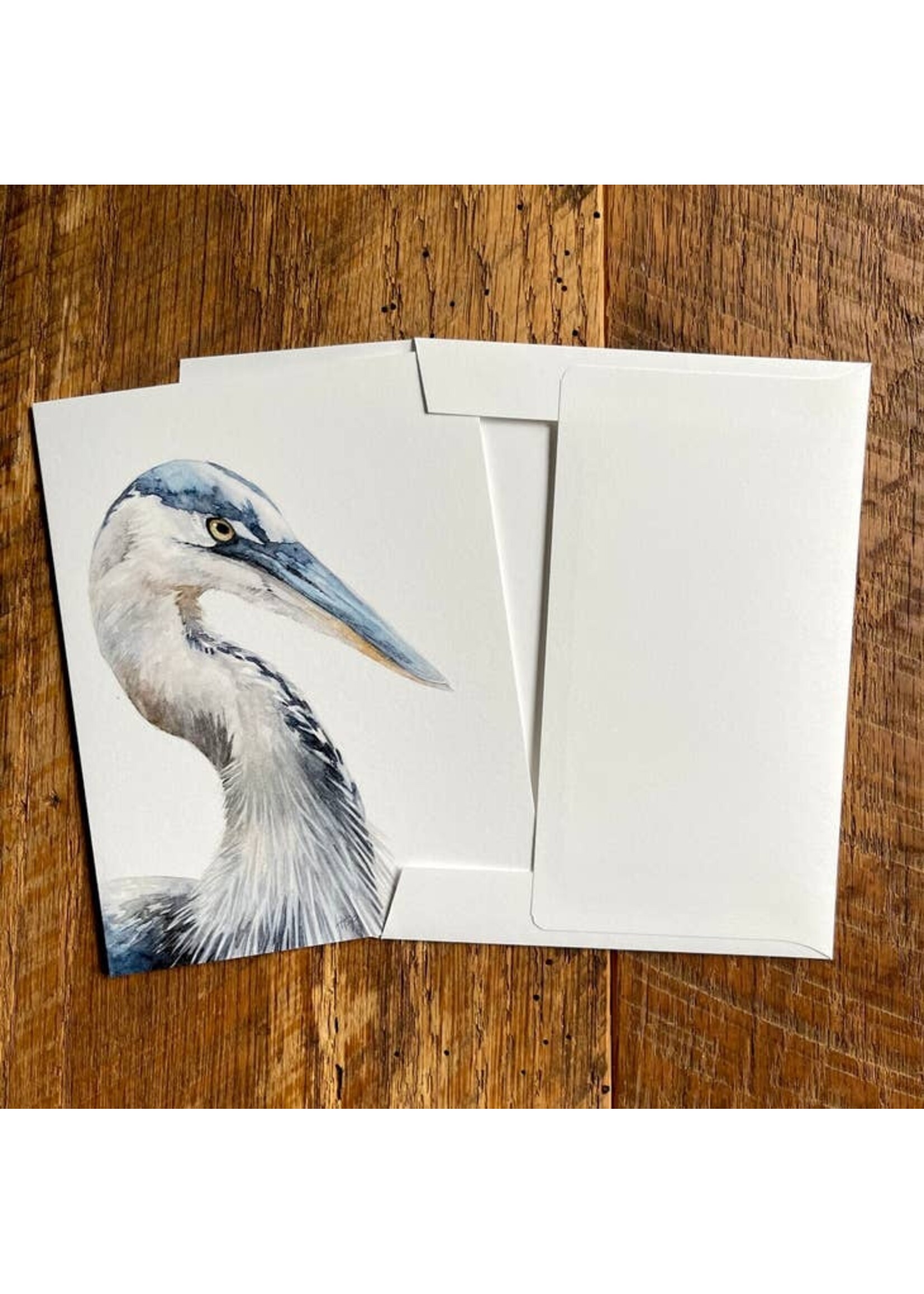 AS Paquette Great Blue Heron - Blank Note Card