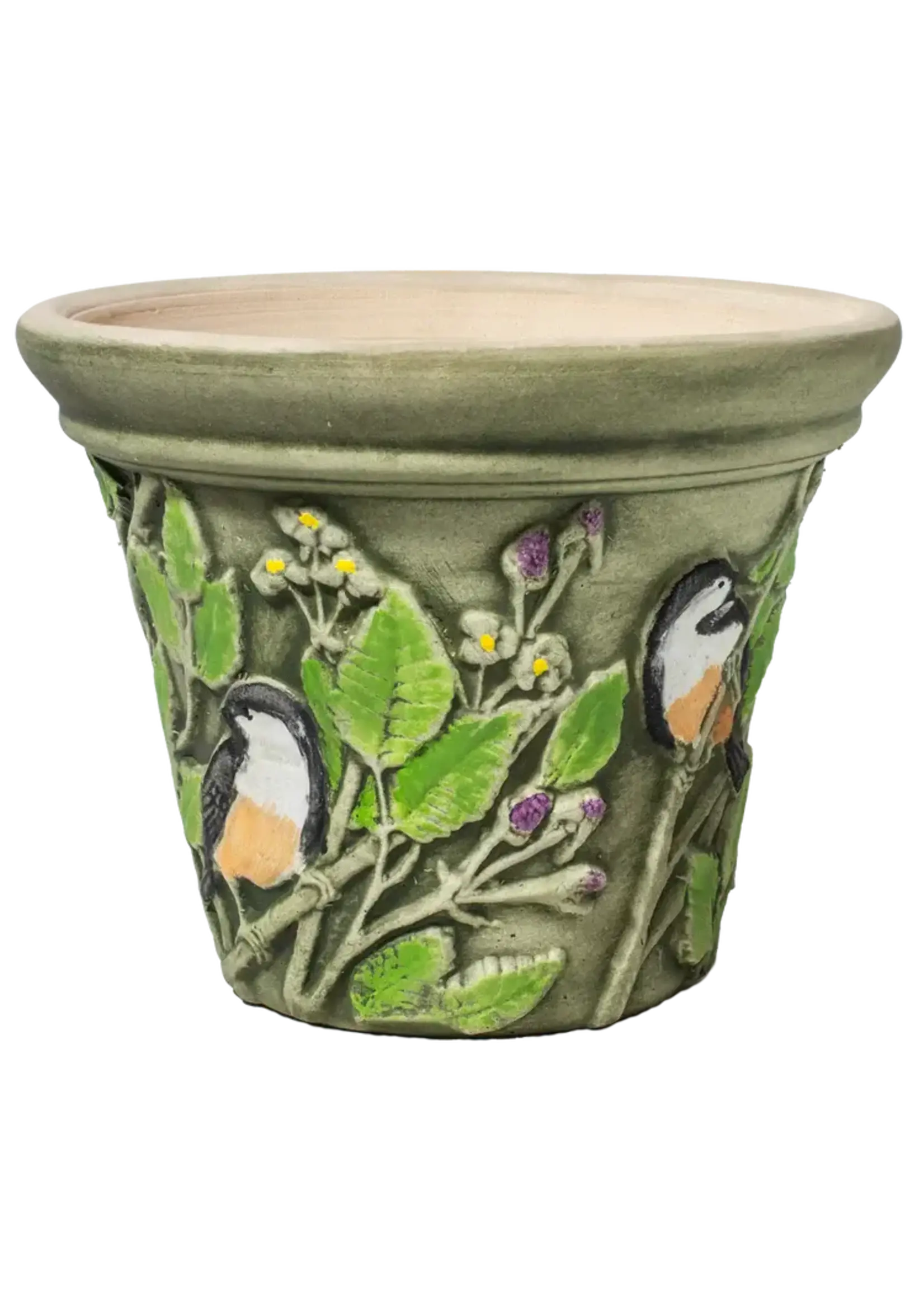BURLEY POTTERY Hand Painted Planter