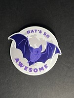Rextooth Studios Bat Sticker, "Bats so Awesome"
