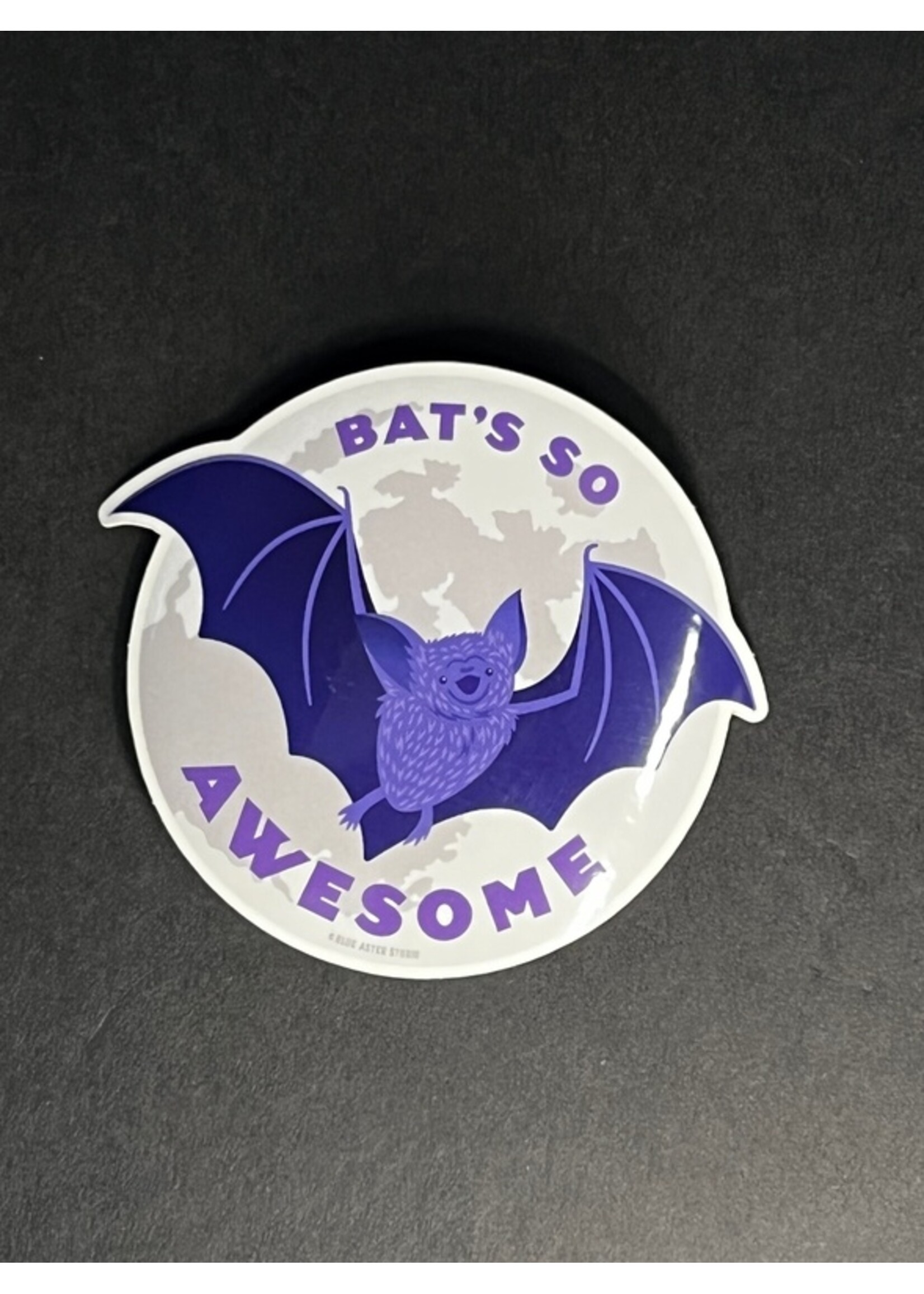 Rextooth Studios Bat Sticker, "Bats so Awesome"