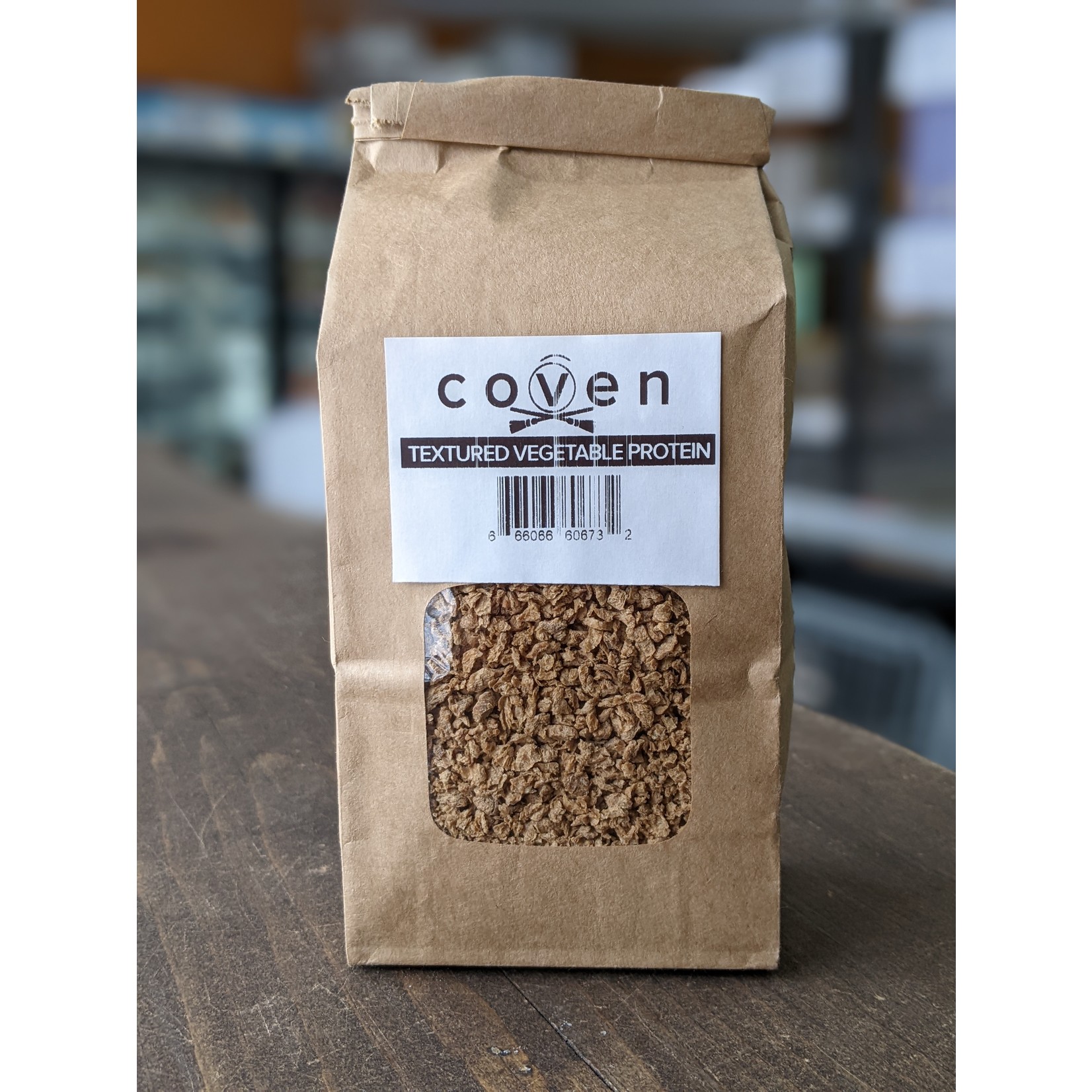 COVEN COVEN TEXTURED VEGETABLE PROTEIN - 250G PACKAGE