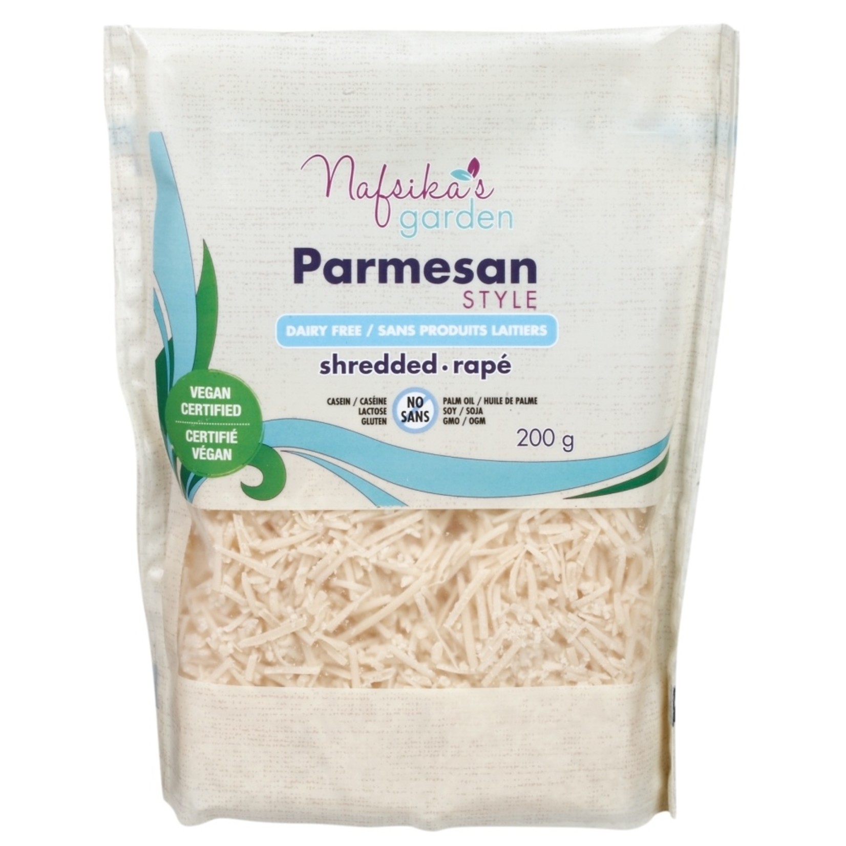 NAFSIKA'S GARDEN NAFSIKAS PARMESAN SHREDS