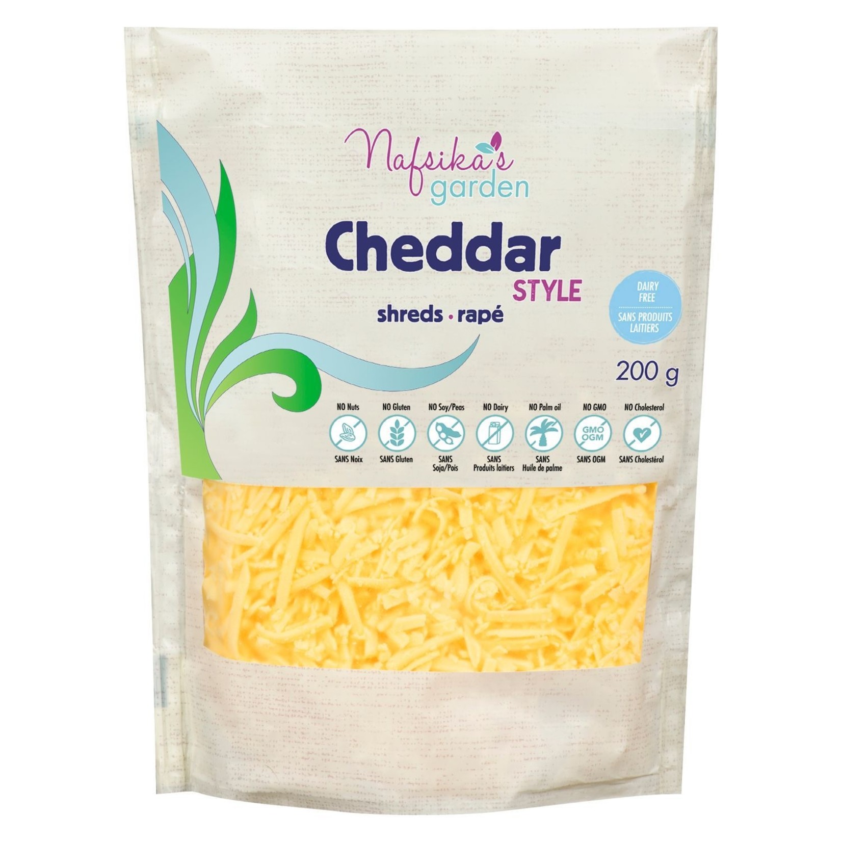 NAFSIKA'S GARDEN NAFSIKAS CHEDDAR SHREDS