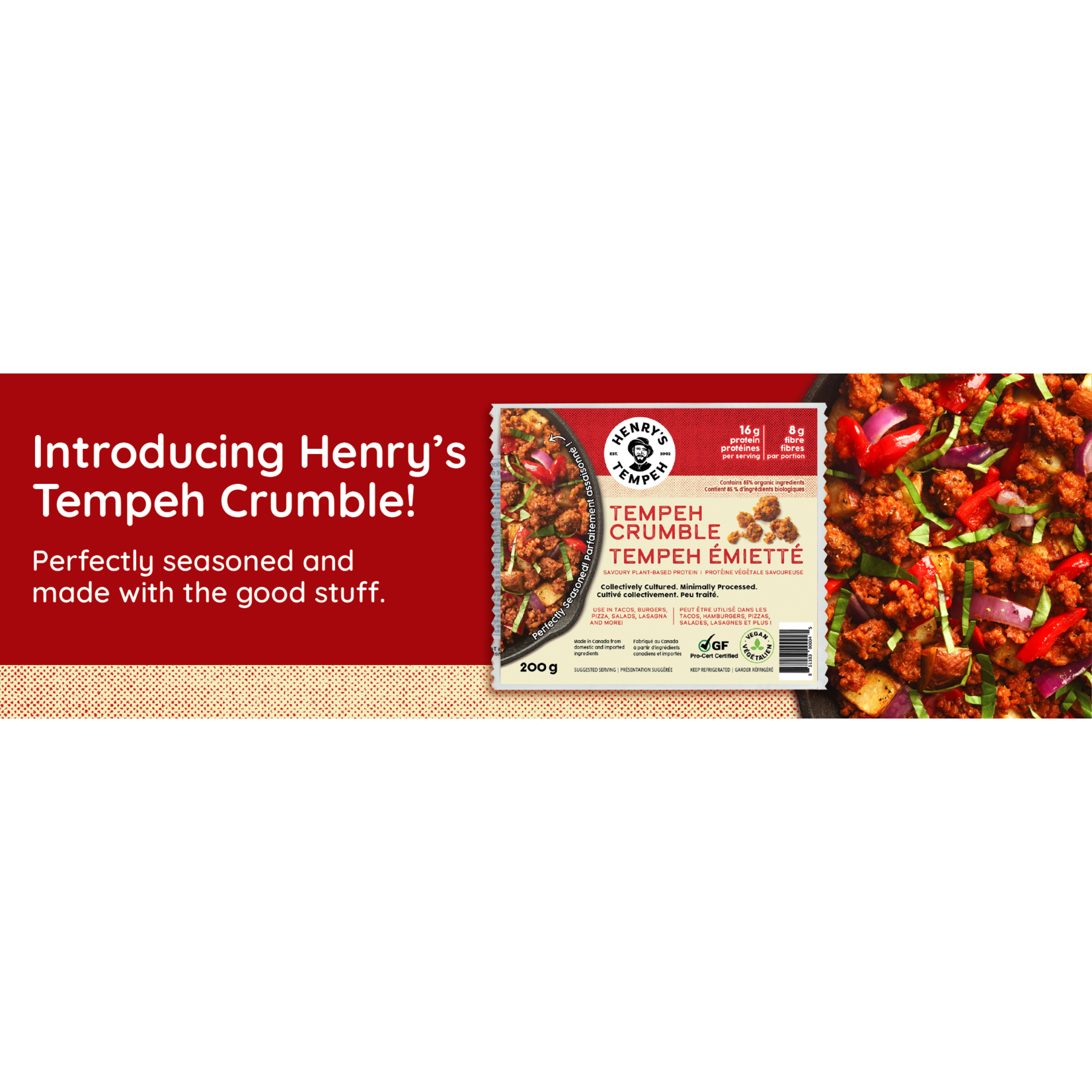 HENRY'S HENRY'S TEMPEH CRUMBLE