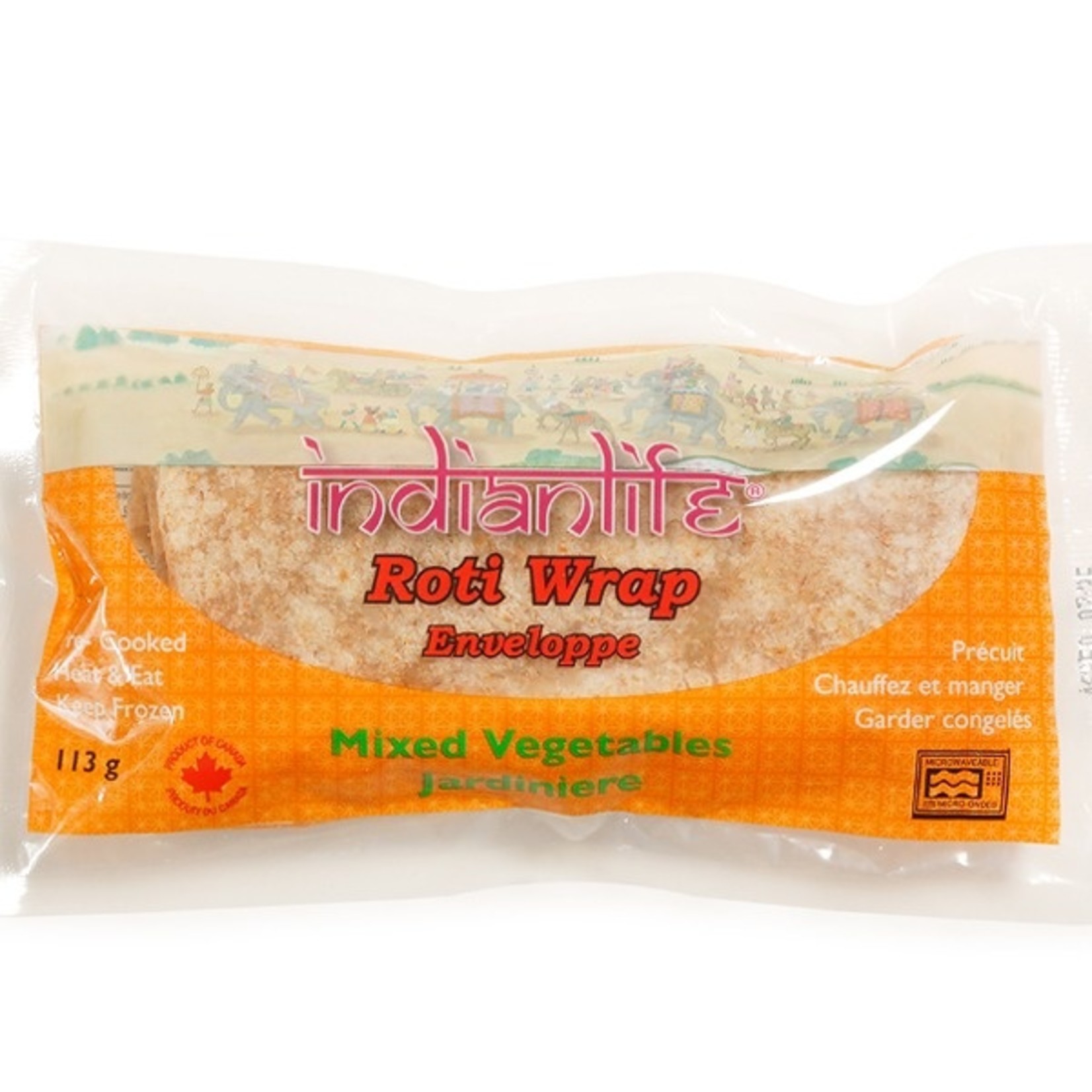 INDIANLIFE INDIANLIFE ROTI WRAP MIXED VEGETABLE