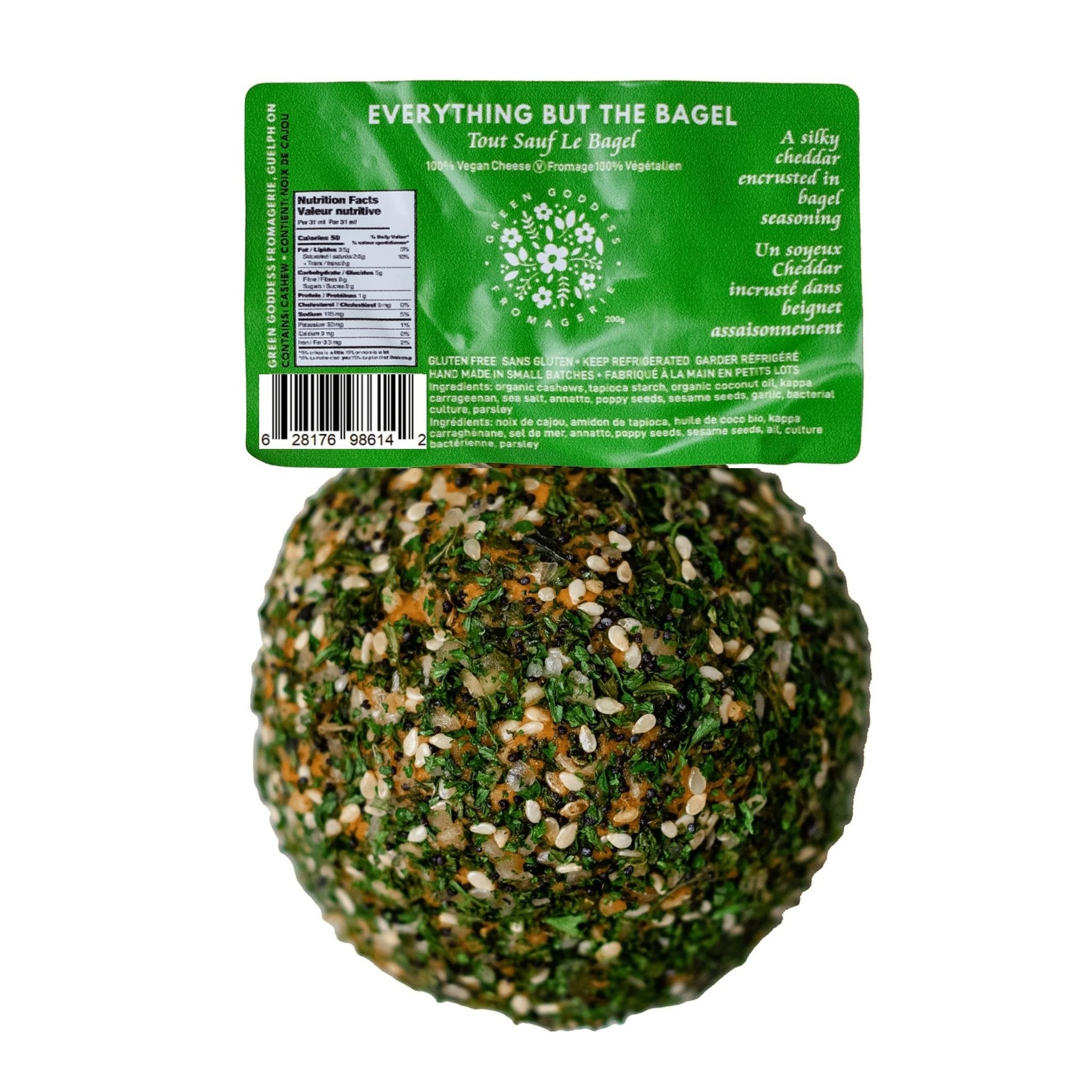 GREEN GODDESS GREEN GODDESS CHEESEBALL EVERYTHING BAGEL