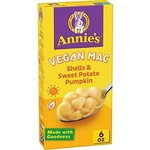 ANNIE'S HOMEGROWN ANNIE'S VEGAN MAC & CHEESE - SWEET POTATO PUMPKIN SHELLS
