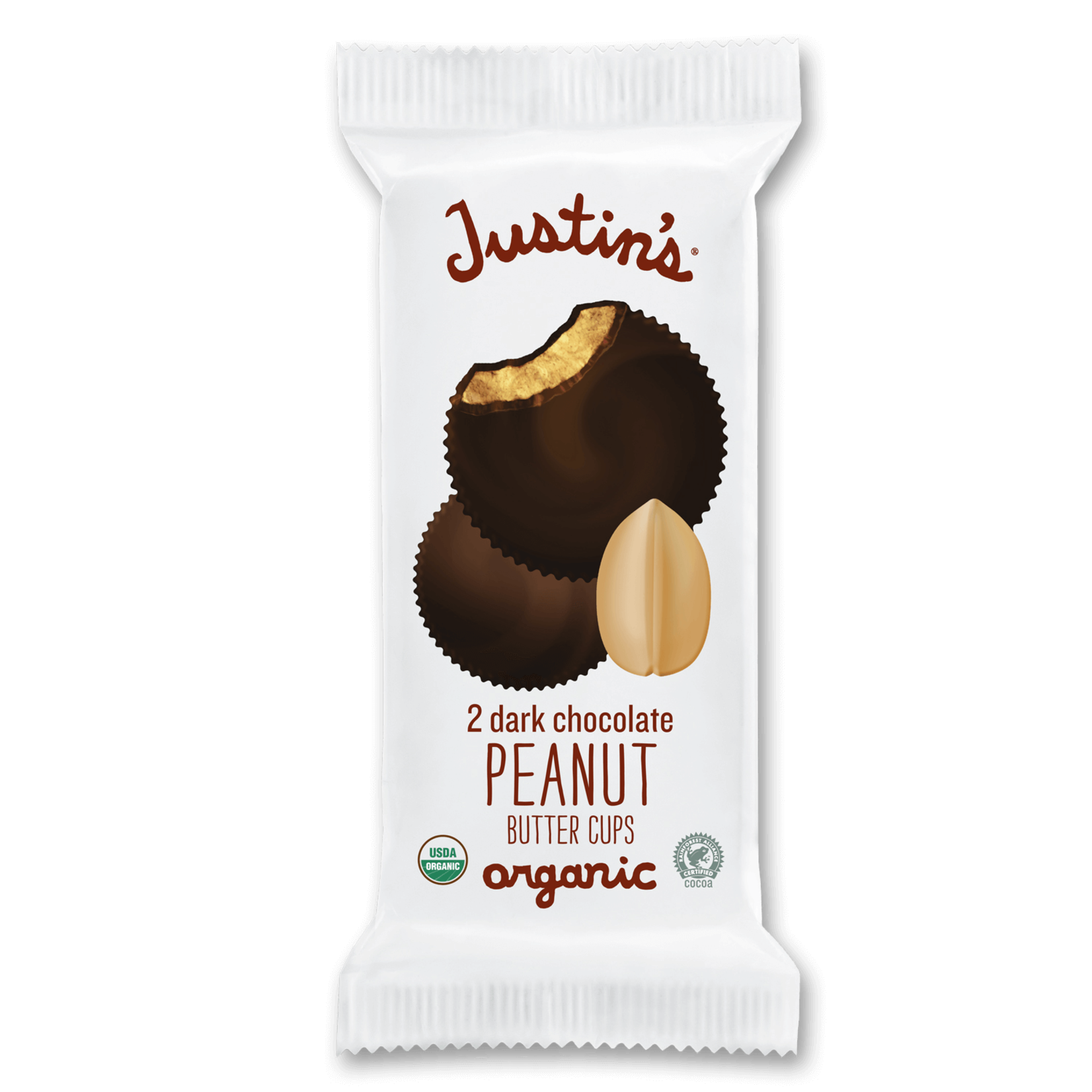JUSTIN'S JUSTIN'S CHOCOLATE BUTTER CUPS DARK CHOCOLATE PEANUT