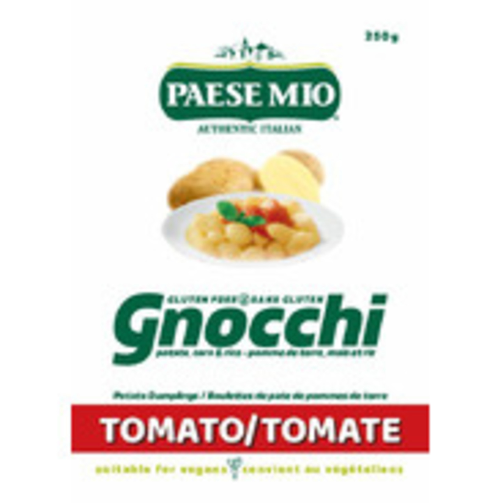 PAESE MIO PAESE MIO GLUTEN FREE GNOCCHI TOMATO