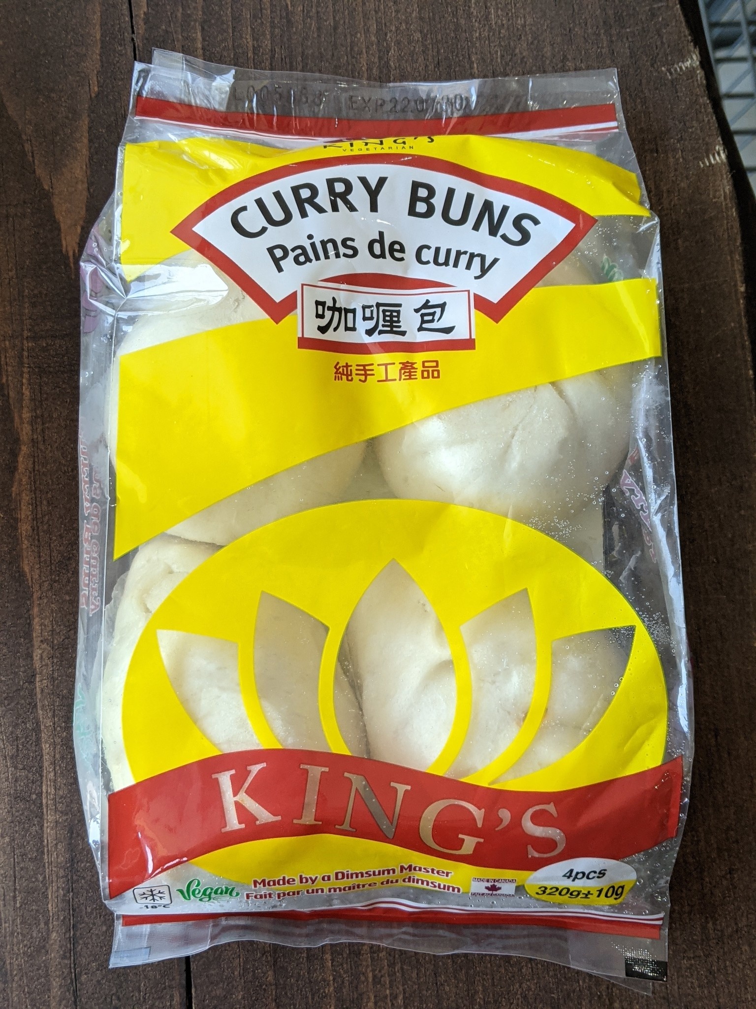 KING'S VEGETARIAN STEAMED BUNS CURRY Coven Market