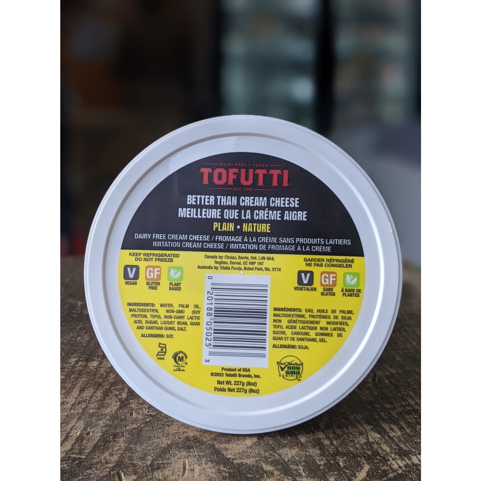 TOFUTTI TOFUTTI CREAM CHEESE PLAIN