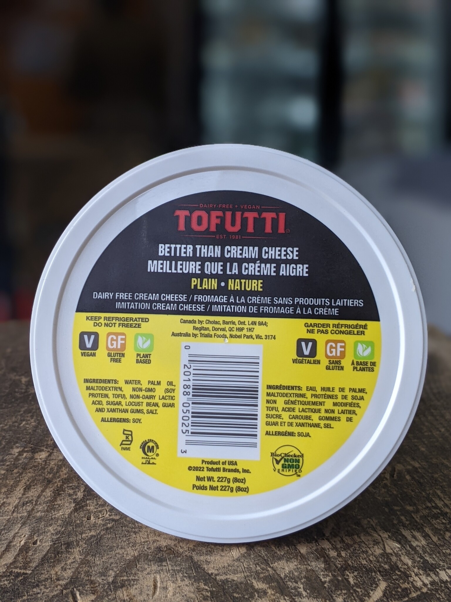 TOFUTTI CREAM CHEESE PLAIN Coven Market