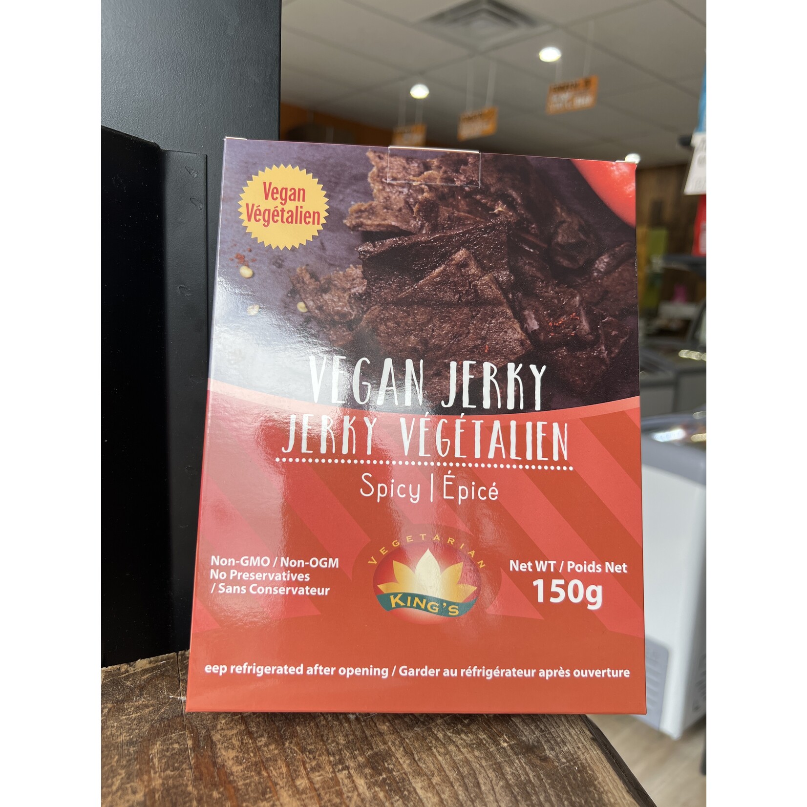 KING'S VEGETARIAN KING'S VEGETARIAN JERKY SPICY