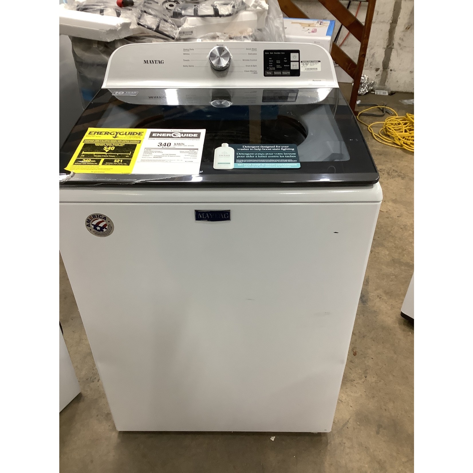 Maytag TOP LOAD WASHER WITH DEEP FILL 4.8CU.FT.