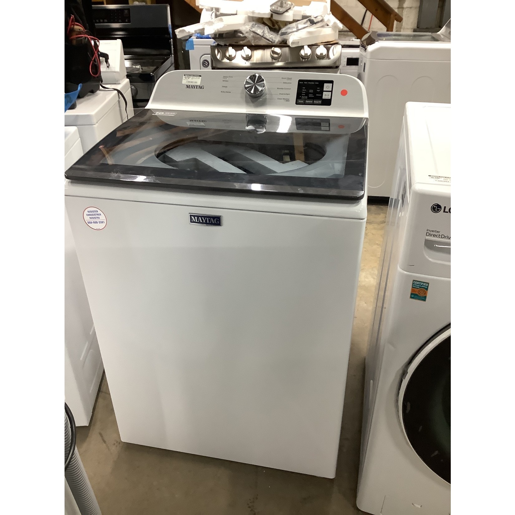 Maytag 4.8 CU.FT. TOP LOAD WASHER WITH DEEP FILL