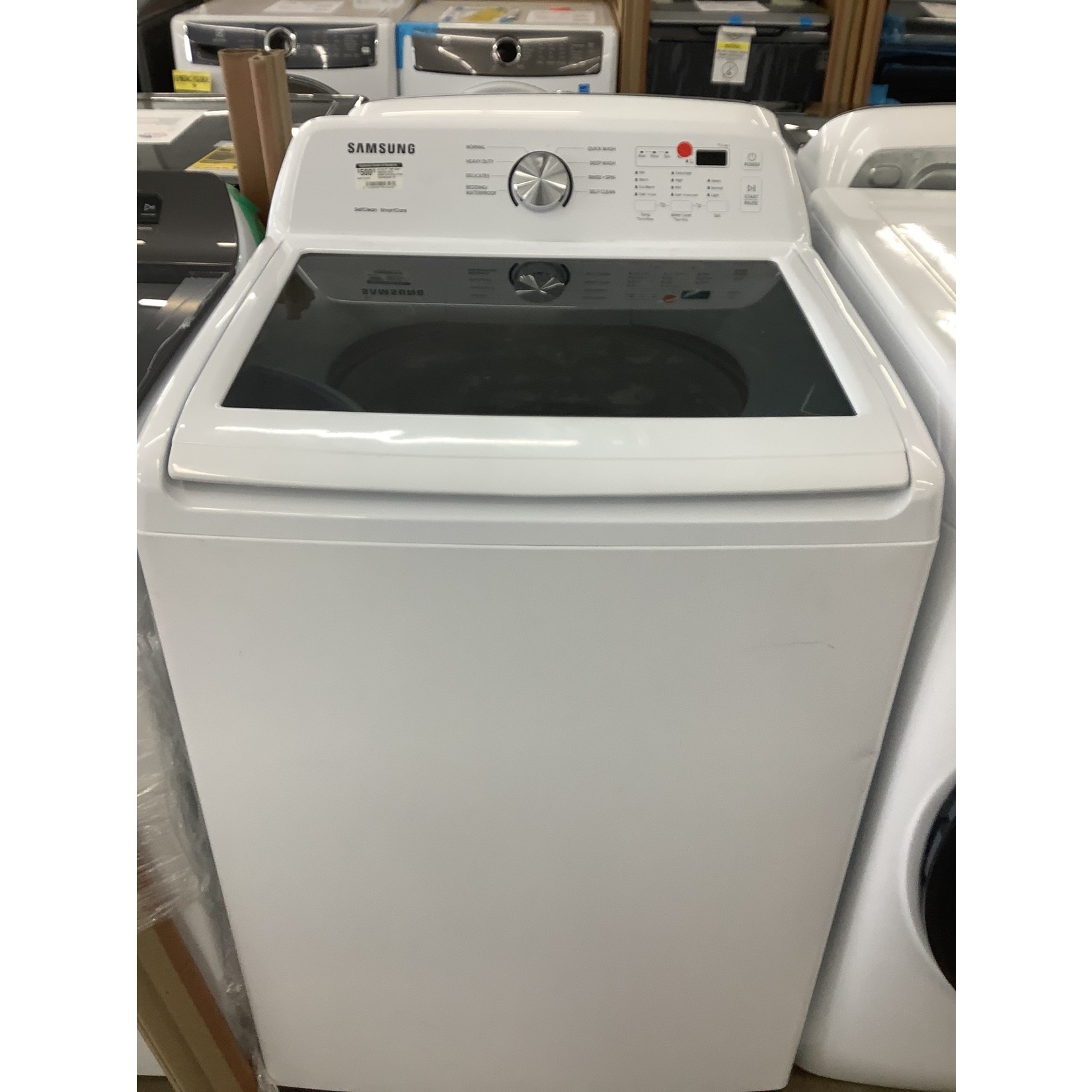 Samsung 4.5 CU.FT. TOP LOAD WASHER WITH VIBRATION REDUCTION TECHNOLOGY IN WHITE
