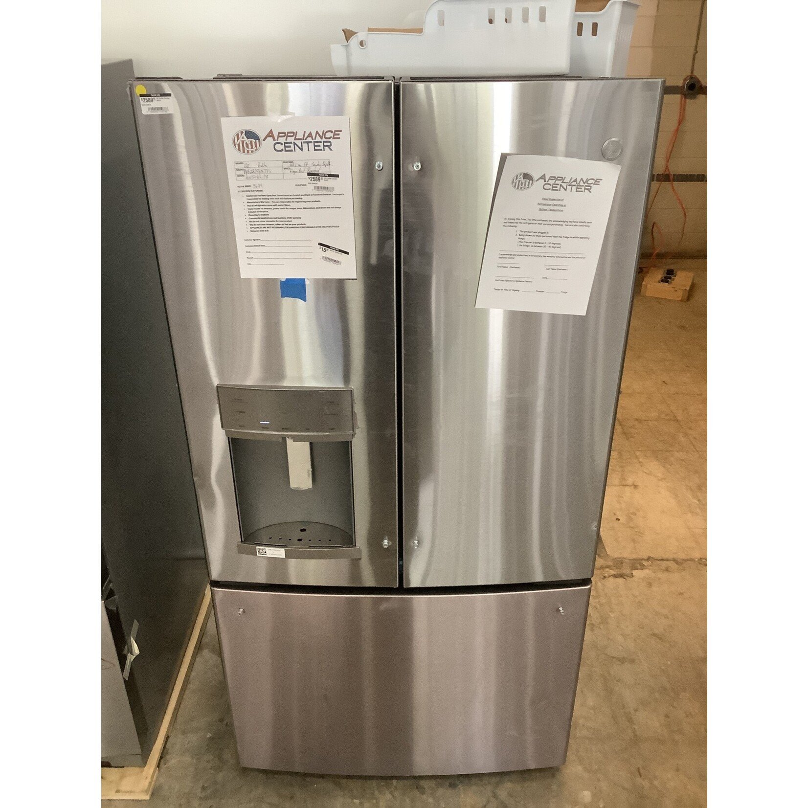 GE STAINLESS 3 DOOR