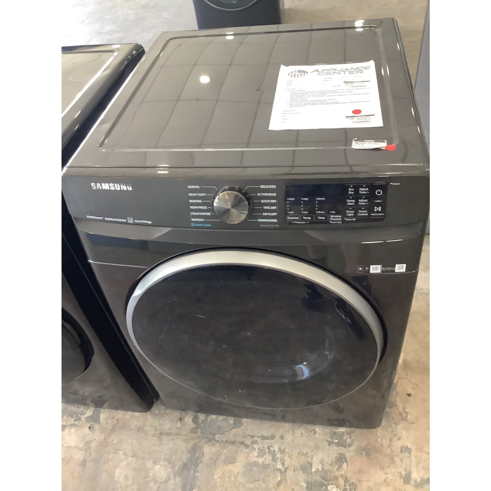 SAMSUNG Dryer Samsung Brushed Black F/L