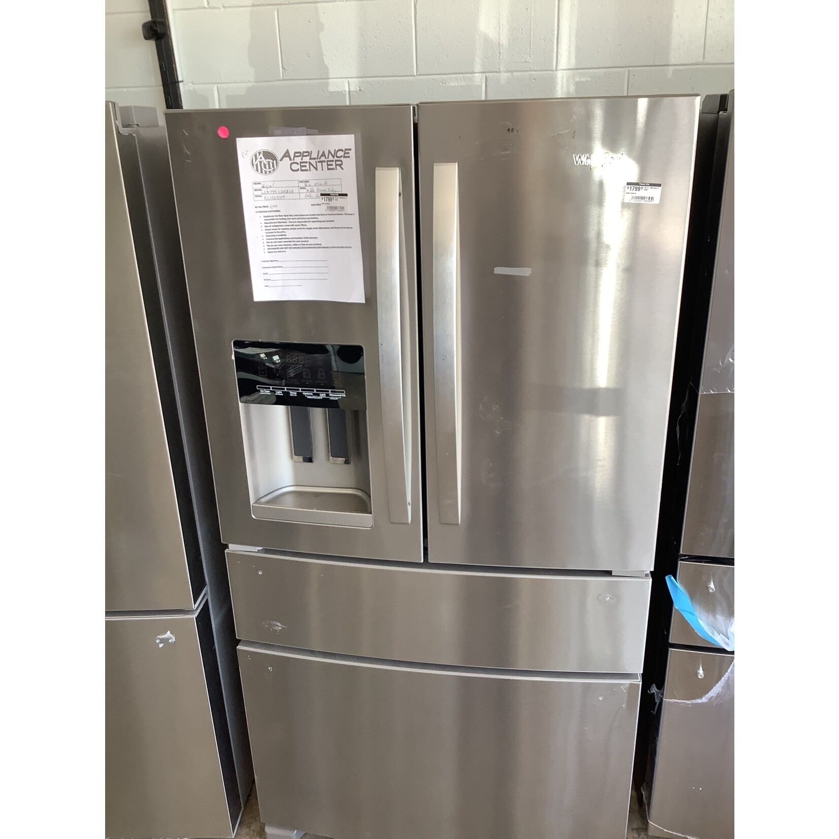 WHIRLPOOL 25 Cu. Whirlpool 3 Door