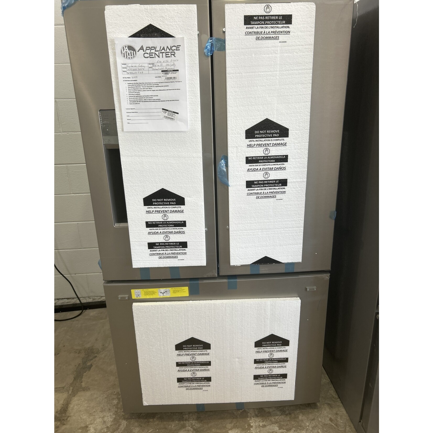 Frigidaire Gallery  3 Door Stainless